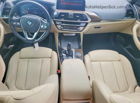 5UXTY3C05LLU72540 2020 BMW X3 Silver Widok deski rozdzielczej