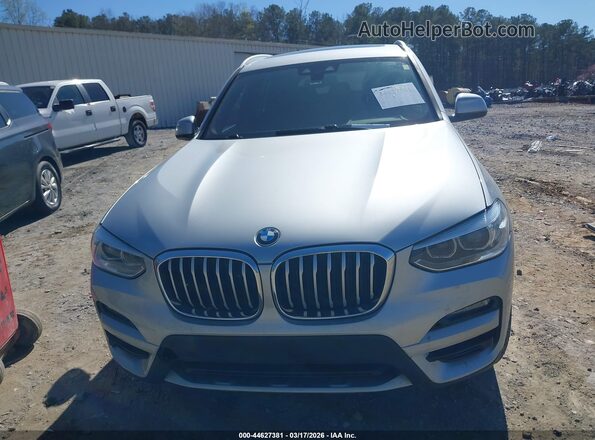 5UXTY3C0XLLU70783 2020 BMW X3 Silver Widok zestawu wskaźników