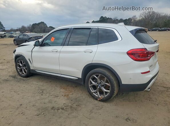 5UXTY5C02L9D31985 2020 BMW X3 White Հետևի ձախ