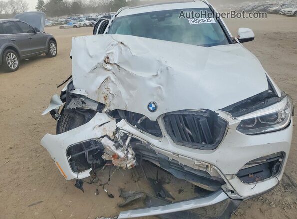 5UXTY5C02L9D31985 2020 BMW X3 White Շարժիչի բաժամունքի տեսք