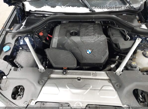 5UXTY5C03L9B47090 2020 BMW X3 Синий Вид сзади