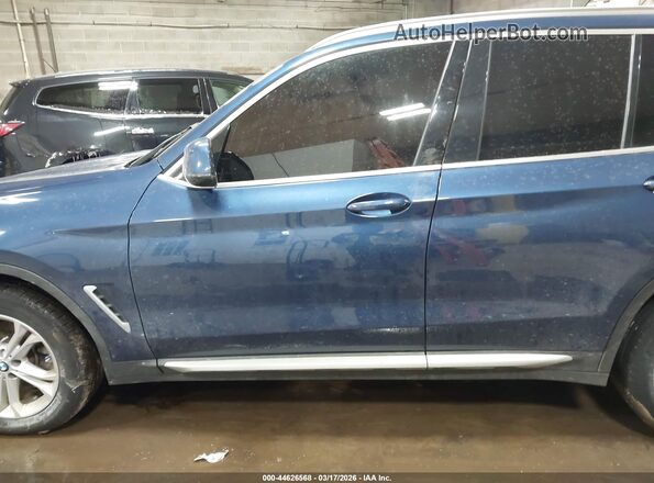 5UXTY5C03L9B47090 2020 BMW X3 Синий Панорамный вид салона 360°