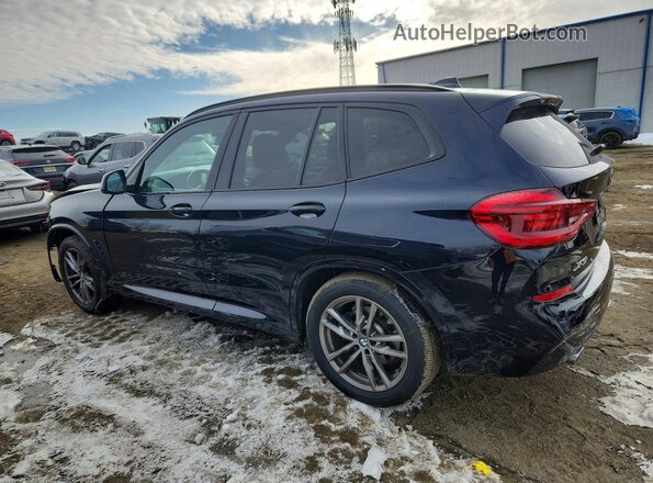 5UXTY5C03L9D66566 2020 BMW X3 Черный Задняя левая четверть