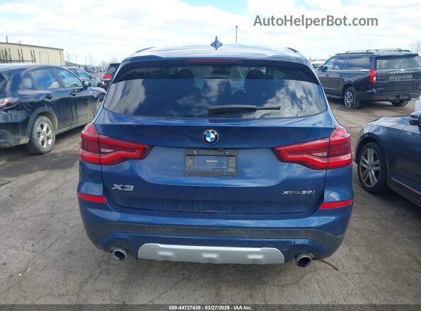 5UXTY5C04M9F07534 2021 BMW X3 Blue 