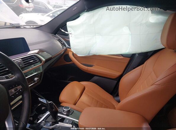 5UXTY5C04M9F07534 2021 BMW X3 Blue Вид салону спереду