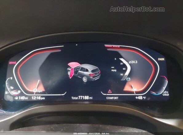 5UXTY5C04M9F68642 2021 BMW X3 Белый Вид задних сидений