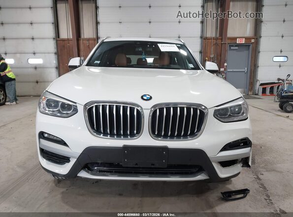 5UXTY5C04M9F68642 2021 BMW X3 Белый Вид задней части салона