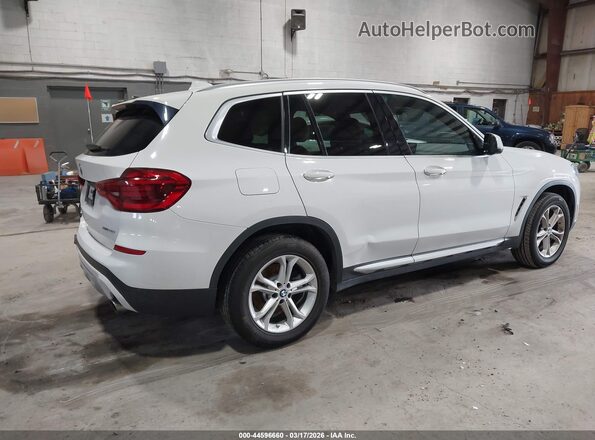 5UXTY5C04M9F68642 2021 BMW X3 Белый Задняя правая четверть