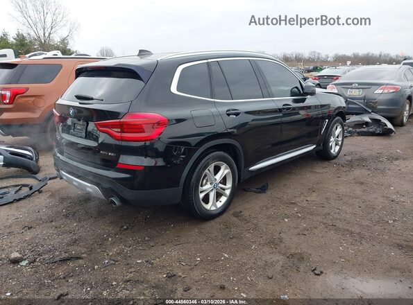 5UXTY5C09LLE58123 2020 BMW X3 Черный Задняя правая четверть