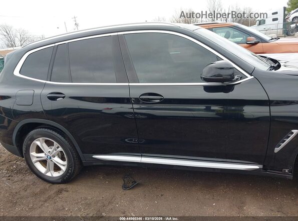 5UXTY5C09LLE58123 2020 BMW X3 Черный Панорамный вид салона 360°