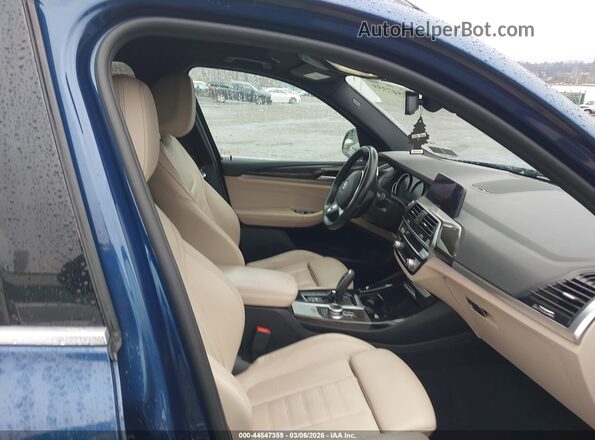 5UXTY5C0XLLT35783 2020 BMW X3 Синий Вид салона спереди