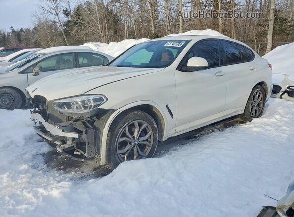 5UXUJ3C57KLG53483 2019 BMW X4 Белый Передняя левая четверть