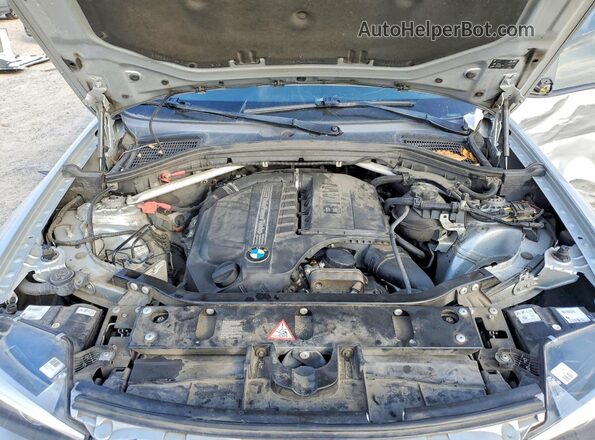 5UXWX7C51G0S17541 2016 BMW X3 Серебряный Вид подкапотного пространства