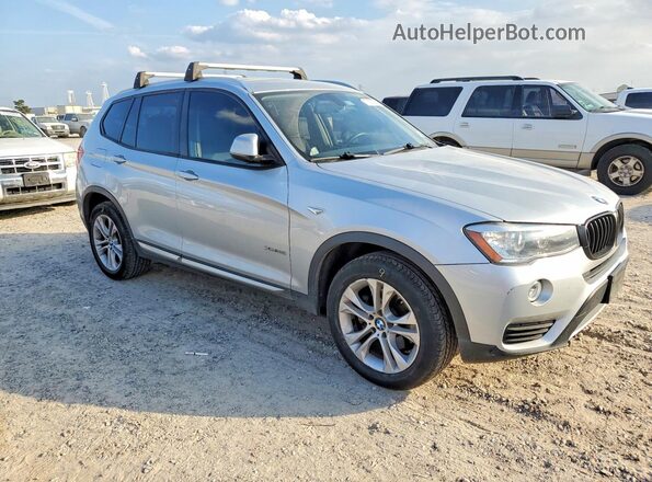 5UXWX7C51G0S17541 2016 BMW X3 Серебряный Передняя правая четверть