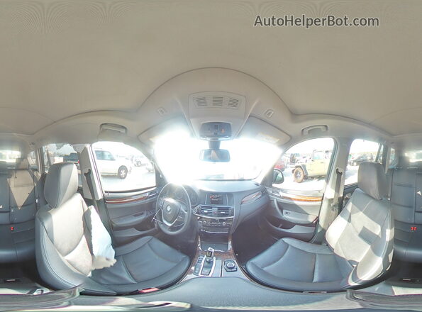 5UXWX7C51G0S17541 2016 BMW X3 Серебряный Панорамный вид салона 360°