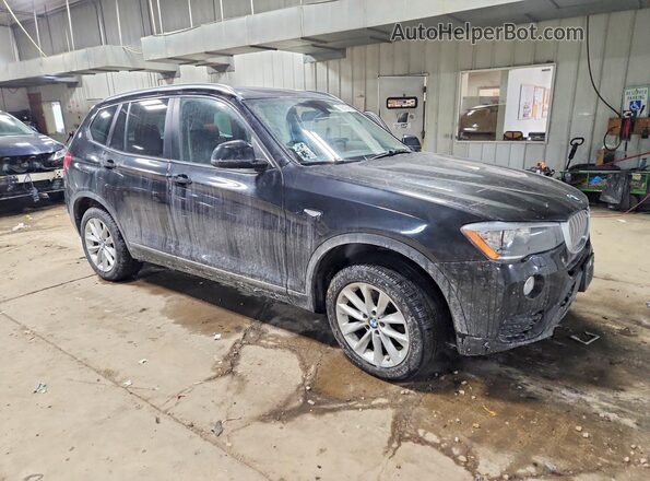 5UXWX9C33H0T17913 2017 BMW X3 Черный Передняя правая четверть