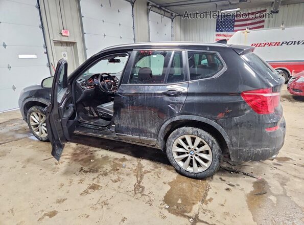 5UXWX9C33H0T17913 2017 BMW X3 Черный Задняя левая четверть