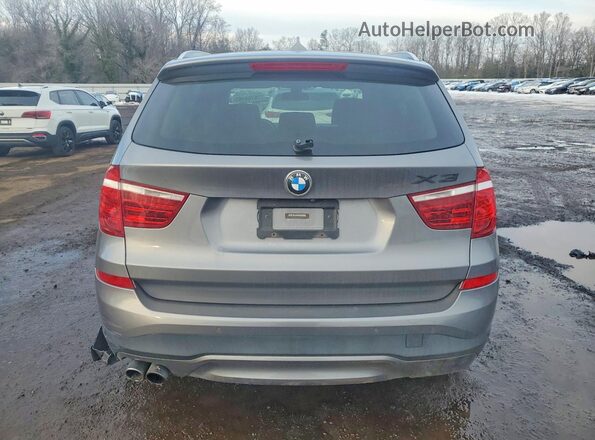 5UXWX9C52H0T06113 2017 BMW X3 Серый Вид сзади