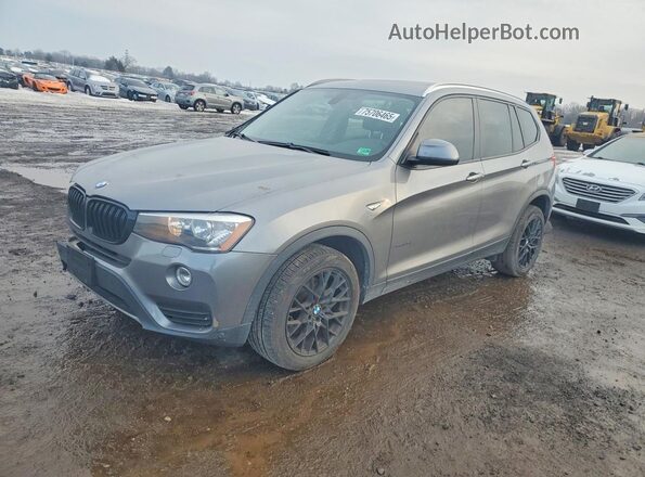 5UXWX9C52H0T06113 2017 BMW X3 Серый Передняя левая четверть