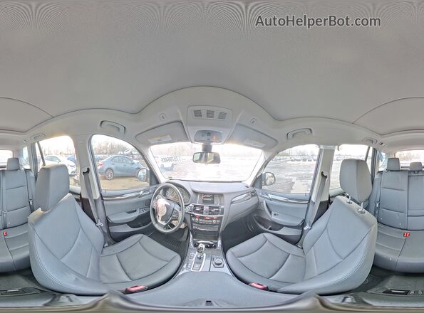 5UXWX9C52H0T06113 2017 BMW X3 Серый Панорамный вид салона 360°