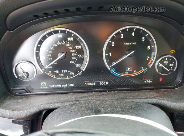 5UXWX9C53G0D74986 2016 BMW X3 Синий Вид щитка приборов