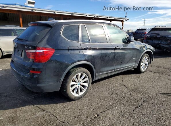 5UXWX9C54G0D86340 2016 BMW X3 Черный Задняя правая четверть