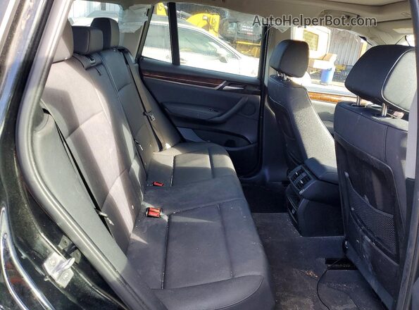 5UXWX9C54G0D86340 2016 BMW X3 Черный Вид задних сидений