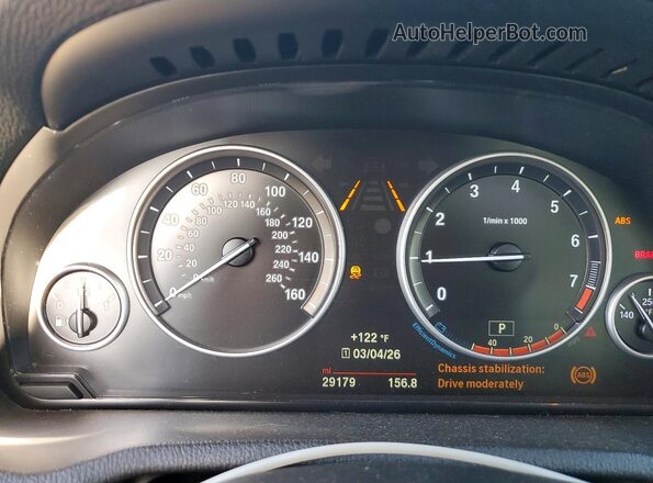 5UXWX9C55G0D76223 2016 BMW X3 Золотой Вид щитка приборов