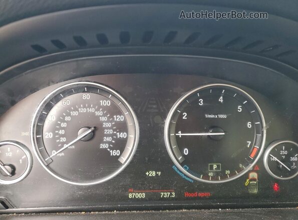 5UXWX9C56G0D79115 2016 BMW X3 Синий Вид щитка приборов