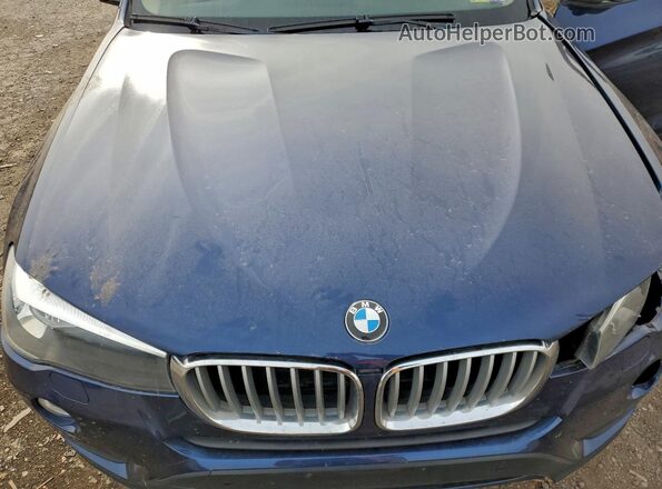 5UXWX9C56G0D79115 2016 BMW X3 Синий Вид подкапотного пространства