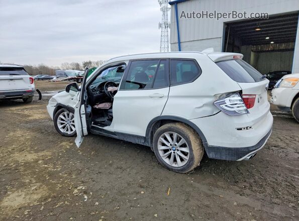 5UXWX9C57H0T06575 2017 BMW X3 Белый Задняя левая четверть