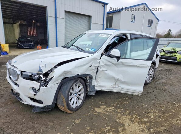 5UXWX9C57H0T06575 2017 BMW X3 Белый Передняя левая четверть