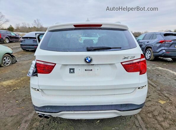5UXWX9C57H0T06575 2017 BMW X3 Белый Вид сзади