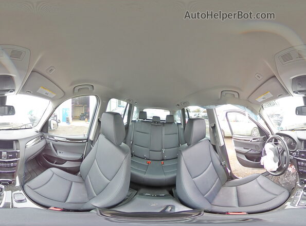 5UXWX9C57H0T06575 2017 BMW X3 Белый Панорамный вид салона 360°