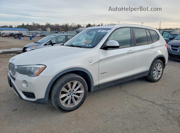 5UXWX9C58G0D71064 2016 BMW X3 Белый Передняя левая четверть