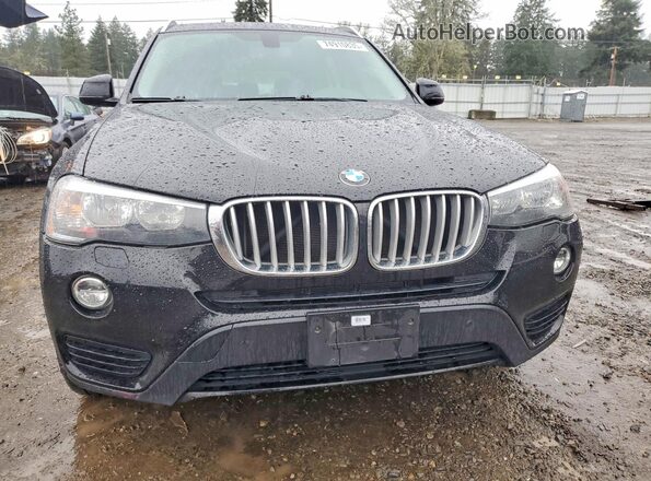 5UXWX9C5XG0D70725 2016 BMW X3 Черный Вид спереди