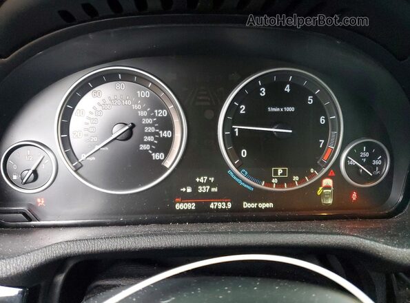 5UXWX9C5XG0D70725 2016 BMW X3 Черный Вид щитка приборов