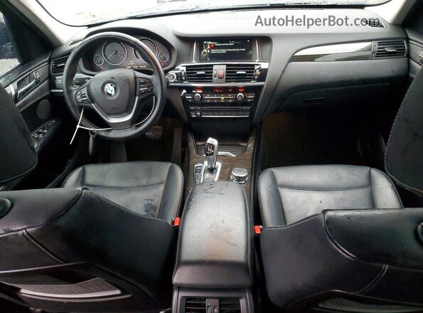 5UXWX9C5XG0D70725 2016 BMW X3 Черный Вид панели приборов