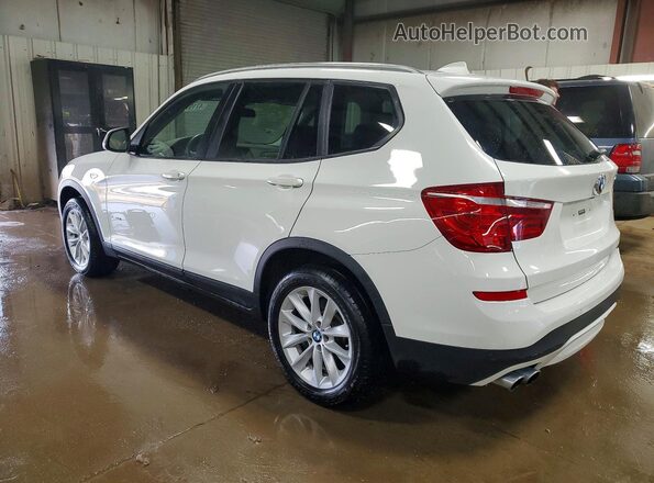 5UXWX9C5XG0D81255 2016 BMW X3 Белый Задняя левая четверть