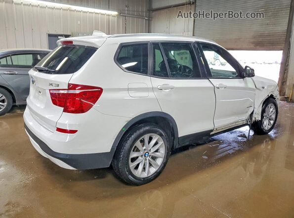 5UXWX9C5XG0D81255 2016 BMW X3 Белый Задняя правая четверть