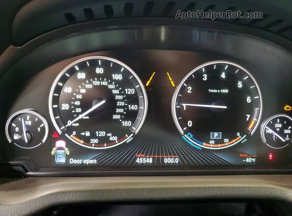 5UXWX9C5XG0D81255 2016 BMW X3 Белый Вид щитка приборов