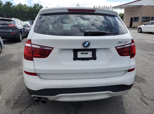 5UXWX9C5XG0D82390 2016 BMW X3 Белый Вид сзади