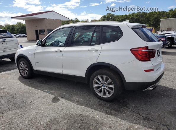 5UXWX9C5XG0D82390 2016 BMW X3 Белый Задняя левая четверть