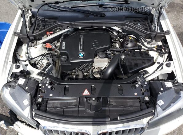 5UXWX9C5XG0D82390 2016 BMW X3 Белый Вид подкапотного пространства