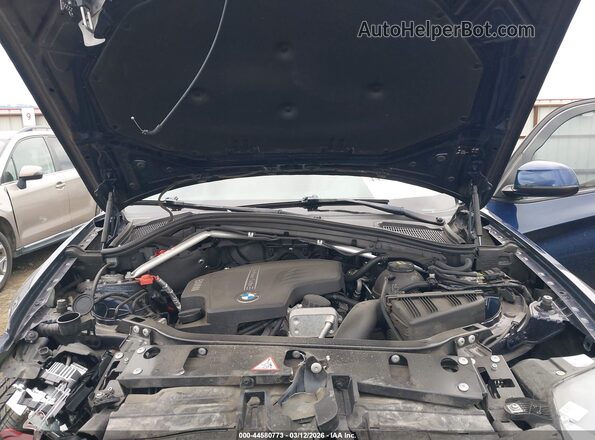 5UXWX9C5XG0D84074 2016 BMW X3 Синий Вид сзади