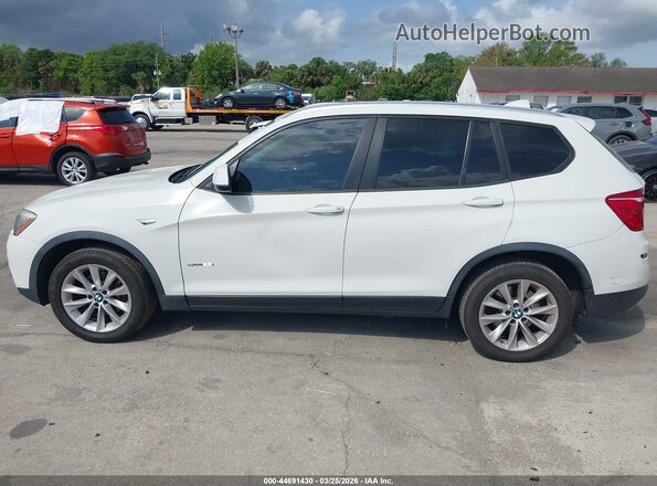 5UXWZ7C34H0V90423 2017 BMW X3 Белый Панорамный вид салона 360°