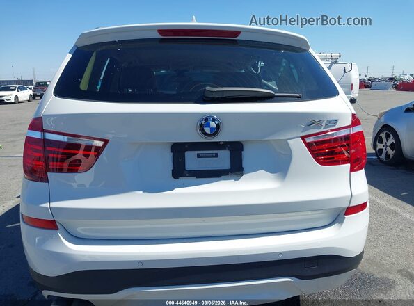 5UXWZ7C39H0V90725 2017 BMW X3 Белый 