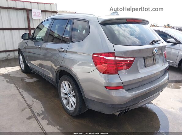 5UXWZ7C3XH0X41538 2017 BMW X3 Gray Tył lewy