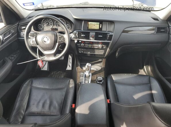 5UXWZ7C50G0R32854 2016 BMW X3 Синий Вид панели приборов