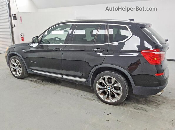 5UXWZ7C58G0R32441 2016 BMW X3 Black Trasero izquierdo